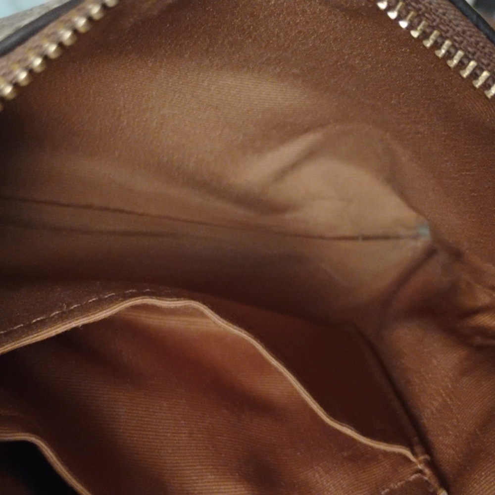 Coach Brown Wristlet with Dog Motif - Picture 3 of 3